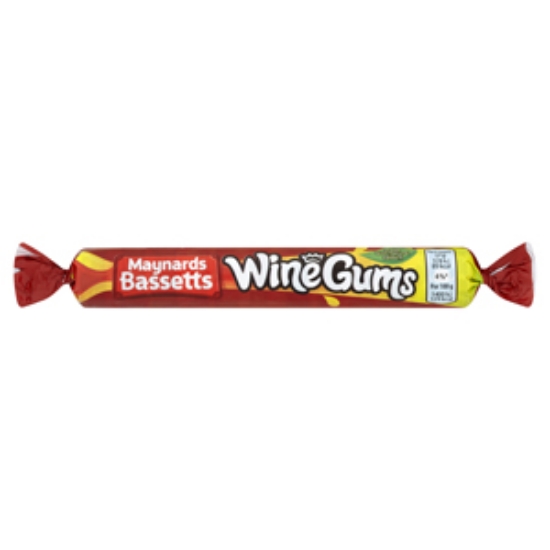 Picture of Wine Gums rolls 52g Maynard x40